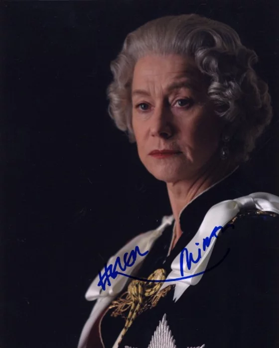 Helen Mirren autograph