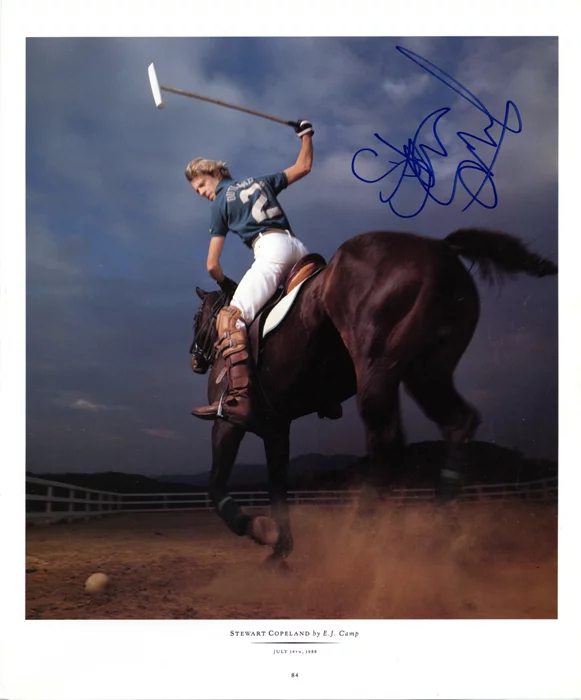 Stewart Copeland autograph