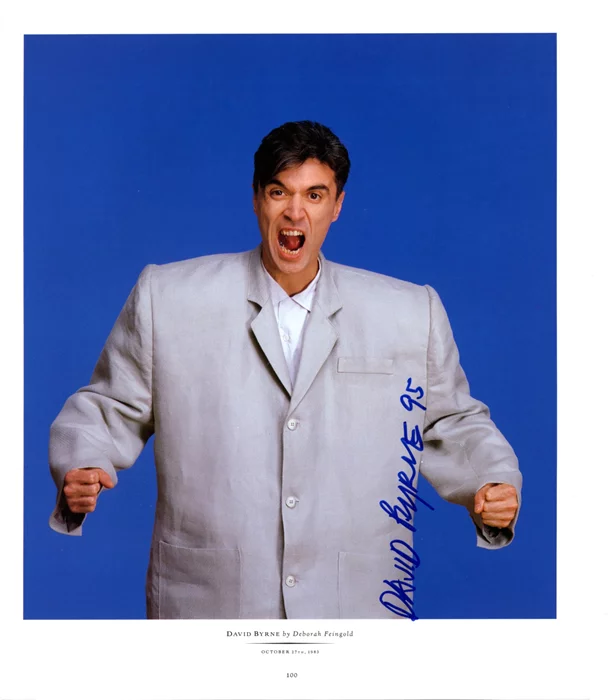David Byrne autograph