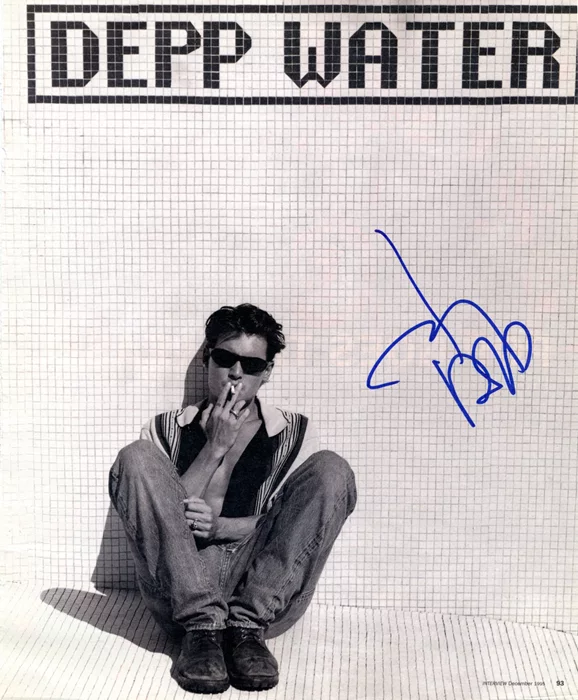 Johnny Depp autograph