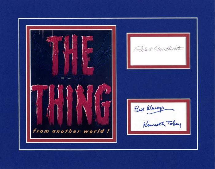 The Thing autograph