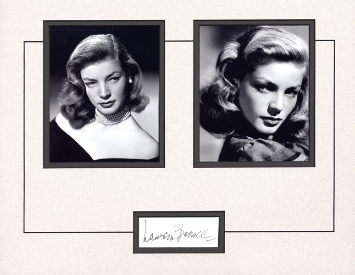 Lauren Bacall autograph