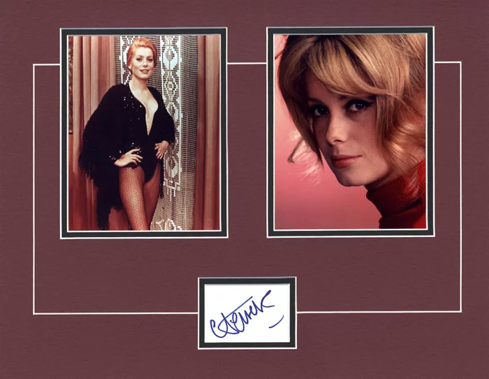 Catherine Deneuve autograph