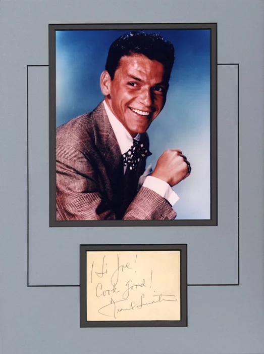 Frank Sinatra autograph