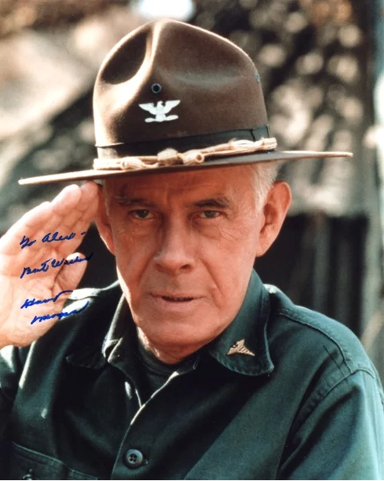 Harry Morgan autograph