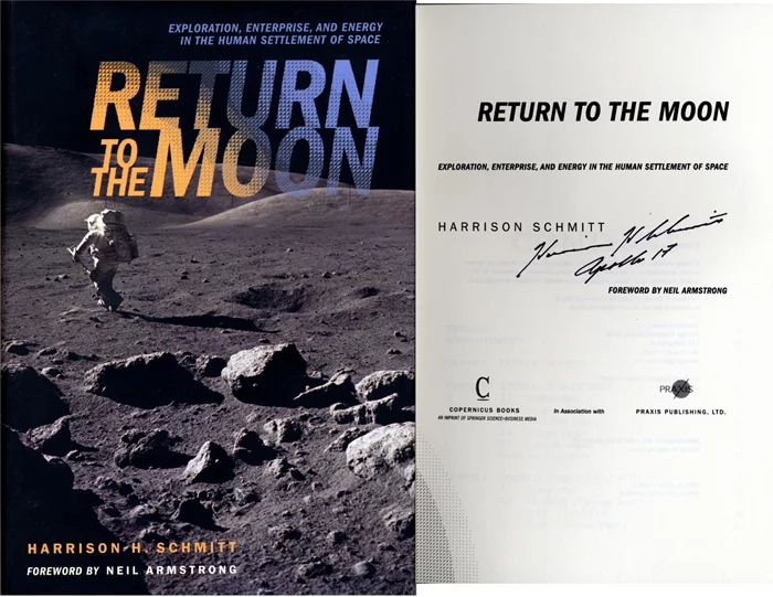 Harrison Schmitt autograph