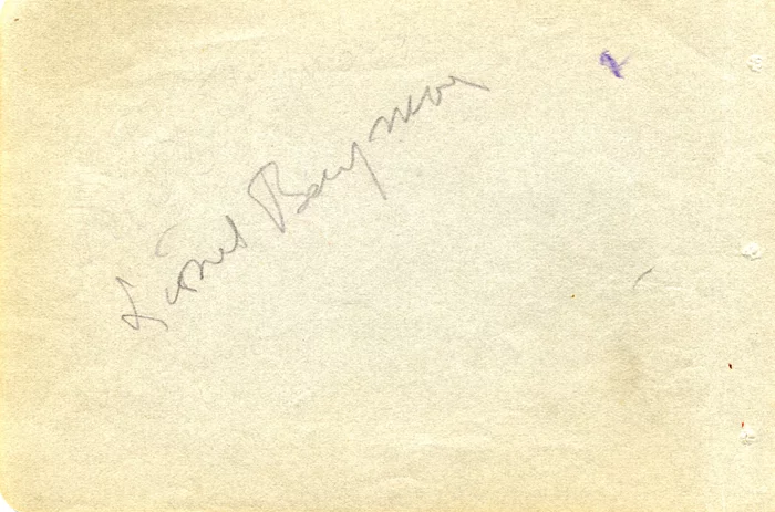Lionel Barrymore autograph