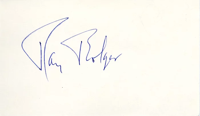 Ray Bolger autograph