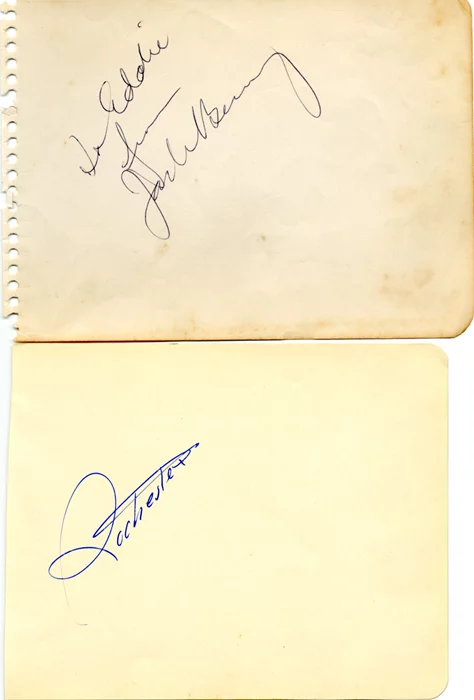 The Jack Benny Show autograph