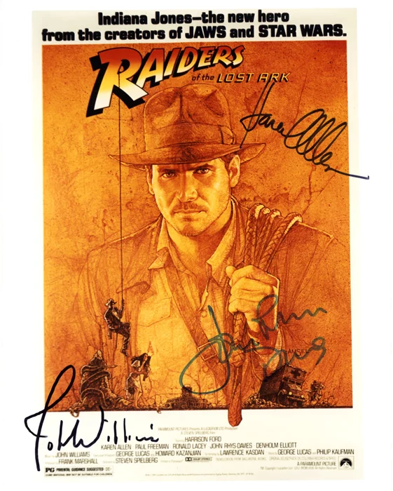 Raiders of the Lost Ark autograph