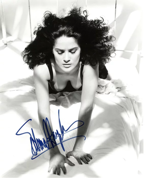 Salma Hayek autograph