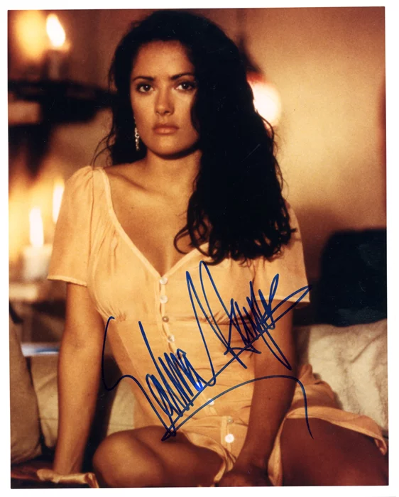 Salma Hayek autograph