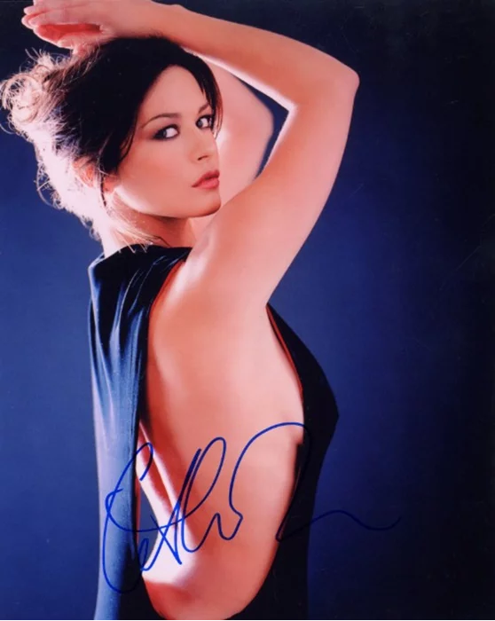 Catherine Zeta Jones autograph