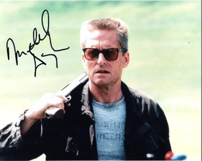 Michael Douglas autograph