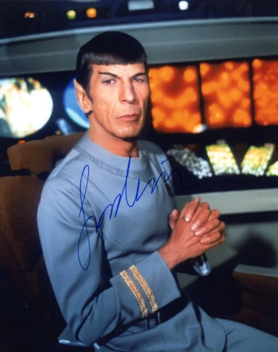 Leonard Nimoy autograph
