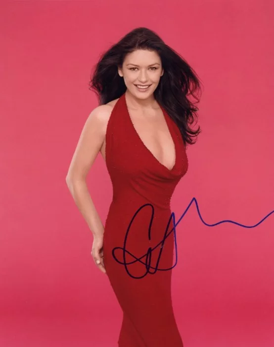 Catherine Zeta Jones autograph