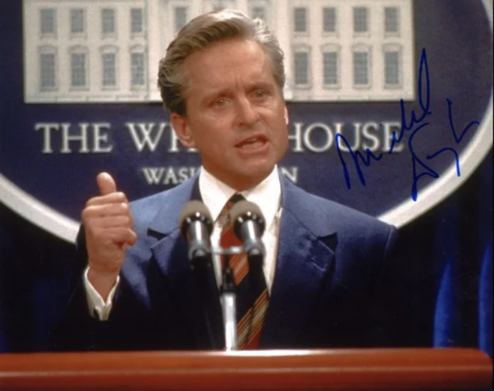 Michael Douglas autograph
