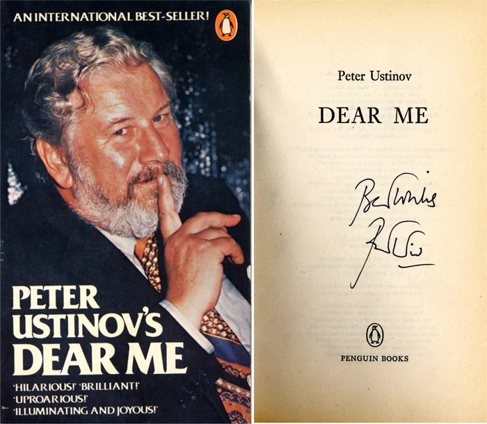 Peter Ustinov autograph