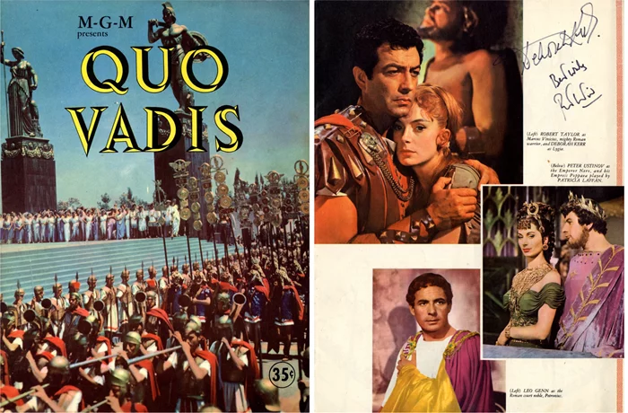 Quo Vadis autograph
