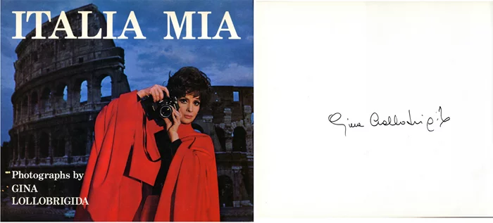 Gina Lollobrigida autograph