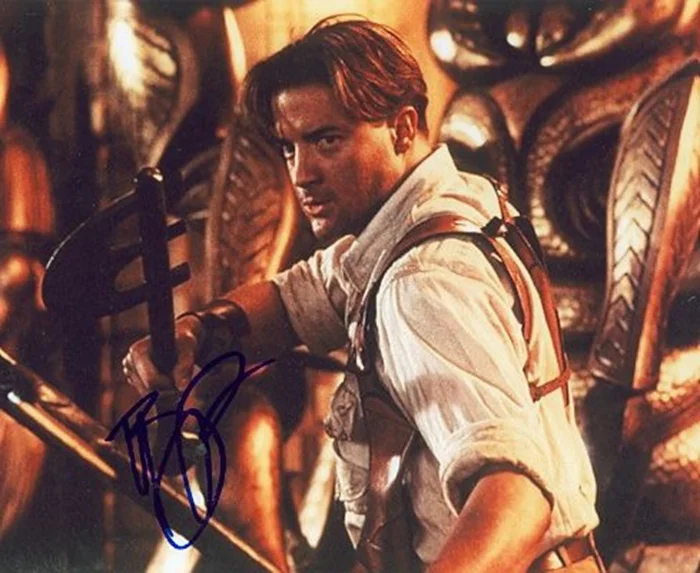 Brendan Fraser autograph