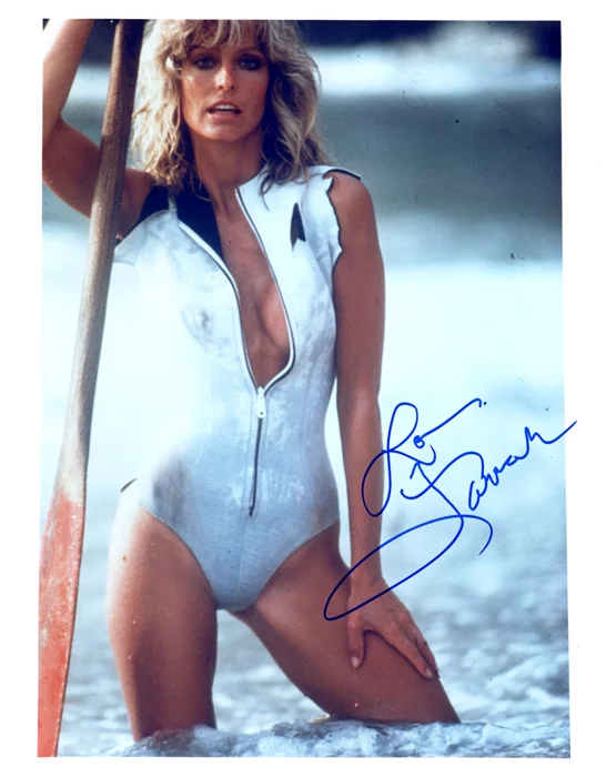 Farrah Fawcett autograph