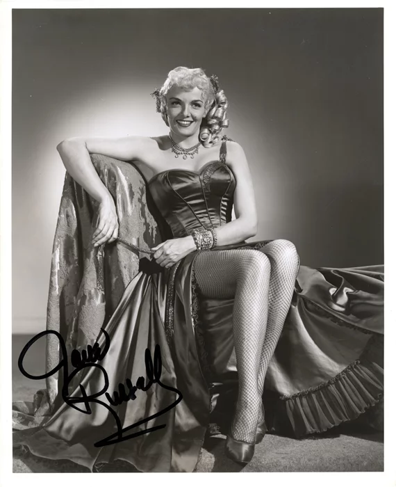 Jane Russell autograph