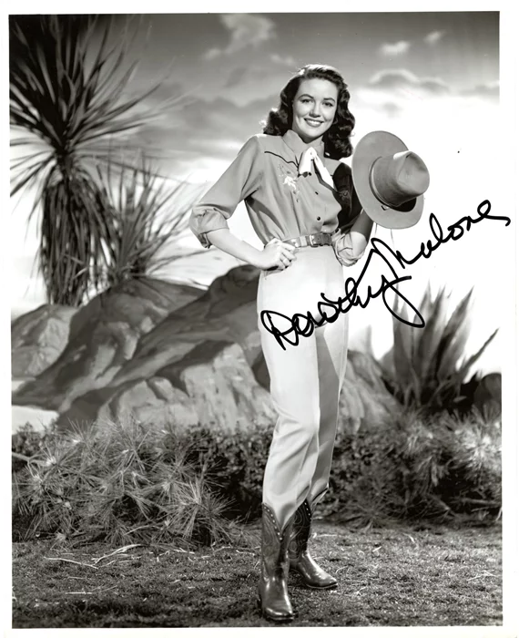 Dorothy Malone autograph