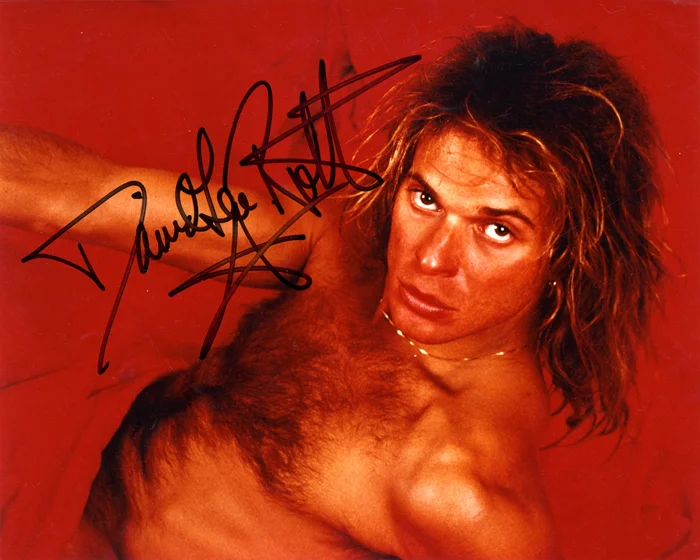 David Lee Roth autograph