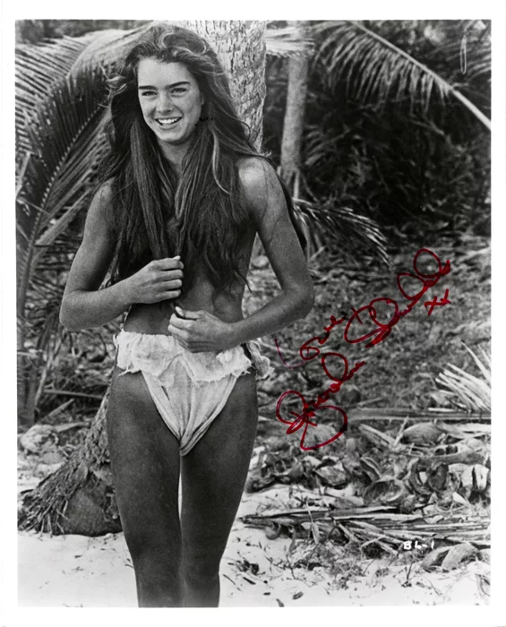 Brooke Shields autograph