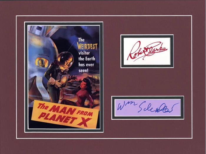 The Man From Planet X autograph