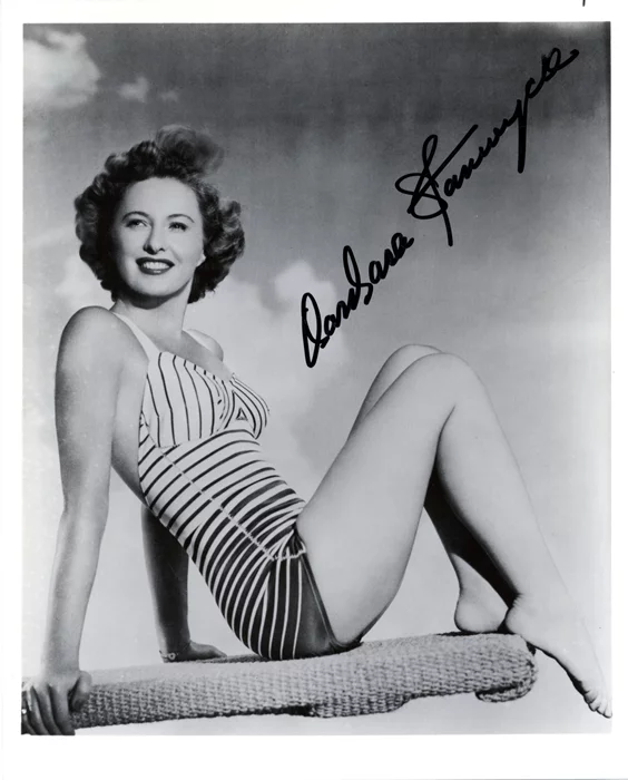 Barbara Stanwyck autograph
