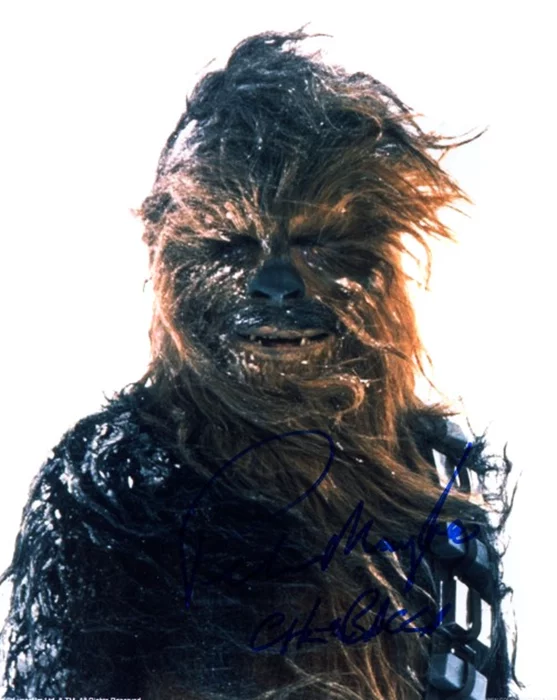 Peter Mayhew autograph