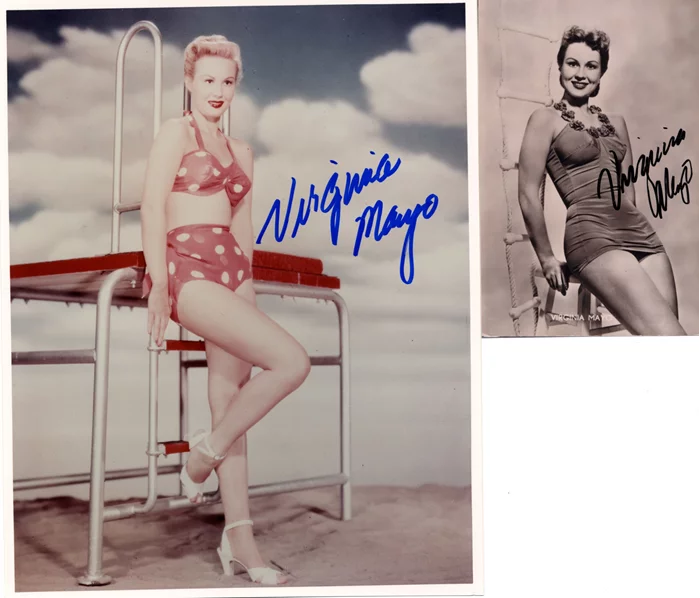 Virginia Mayo autograph
