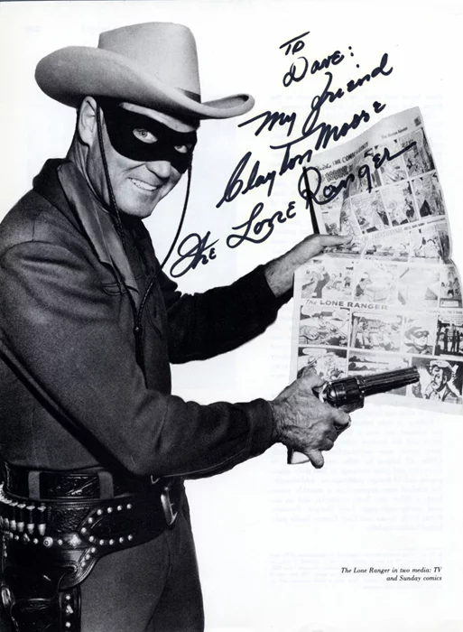 Clayton Moore autograph