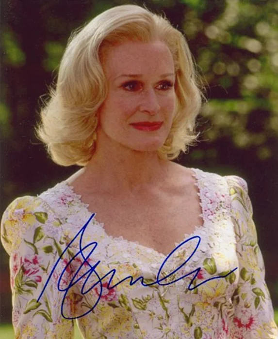 Glenn Close autograph