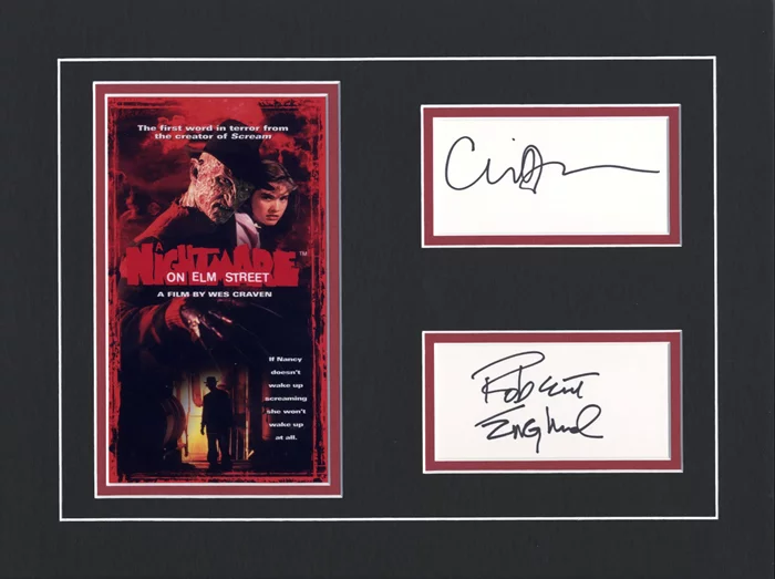 A Nightmare on Elm Street autograph