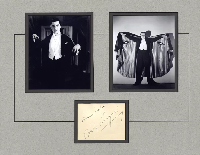 Bela Lugosi autograph