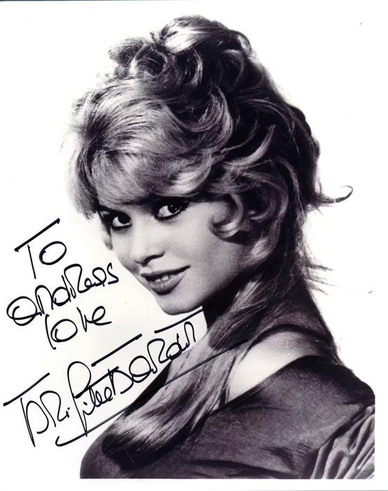 Brigitte Bardot autograph