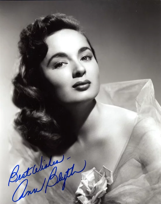 Ann Blyth autograph