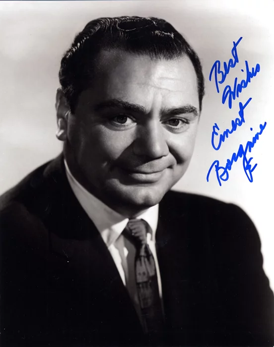 Ernest Borgnine autograph