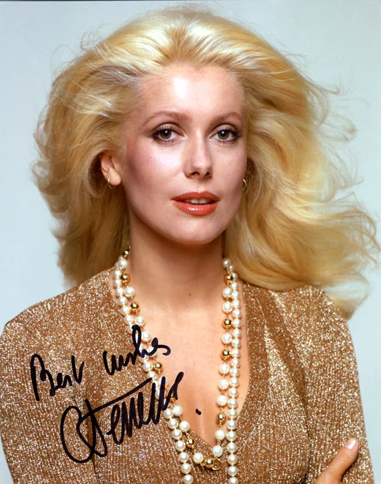Catherine Deneuve autograph