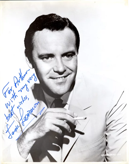Jack Lemmon autograph