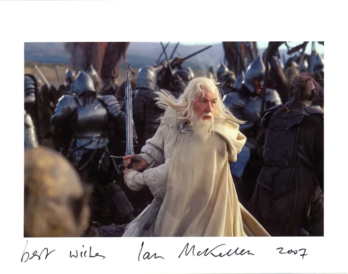 Ian McKellen autograph