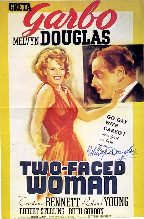 Melvyn Douglas autograph