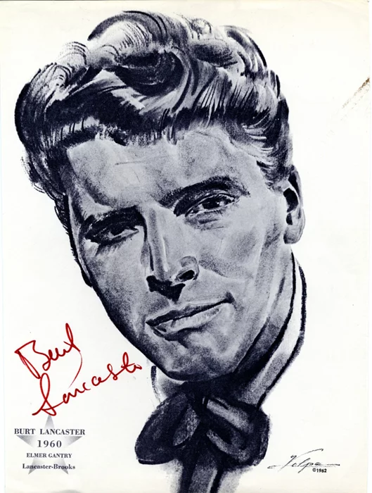 Burt Lancaster autograph