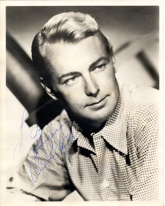 Alan Ladd autograph