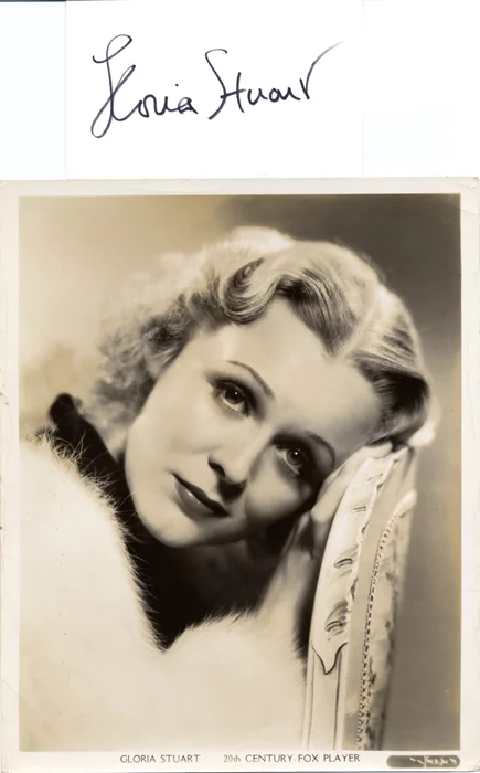 Gloria Stuart autograph