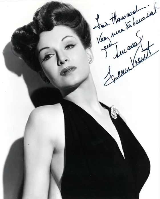 Jean Kent autograph
