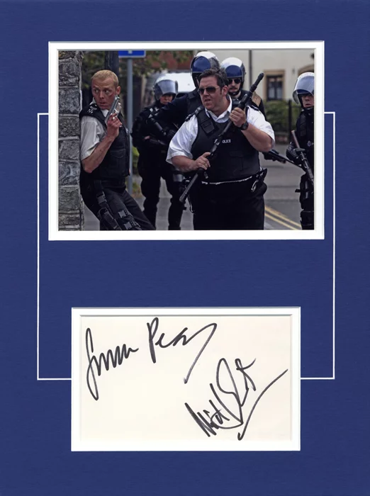 Hot Fuzz autograph